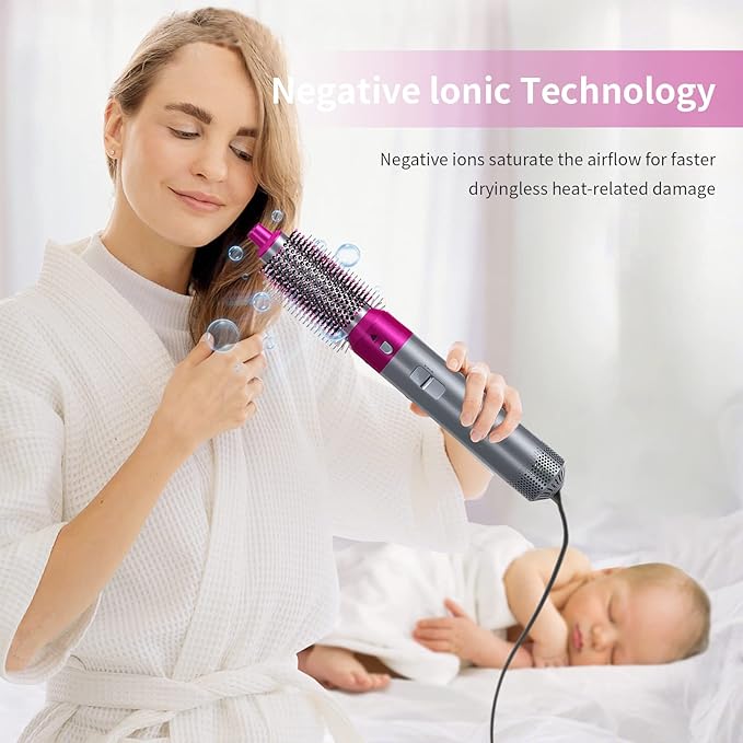 Hot Hair Brush 5 in 1 – فرشاة الشعر الساخنة 5 في 1
