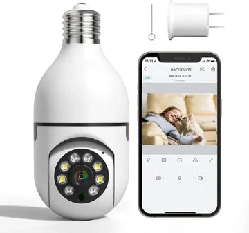 Night Vision Wireless Bulb Camera | كاميرا مصباح لاسلكية برؤية ليلية